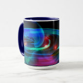 Invasion Alien Mug Abstrait (Devant gauche)