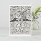 Invasion Alien, ou, L'ensemencement, carte plate (Debout devant)