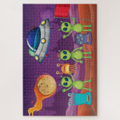 Invasion d'aliens de l'espace Puzzle (Vertical)