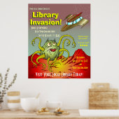 Invasion de la bibliothèque ! Poster de promotion (Cuisine)
