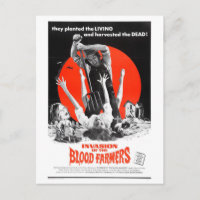 INVASION DE LA CARTE POSTALE DES AGRICULTEURS SANG