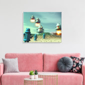 Invasion De Robot À Partir D'Une Prine De Toile Ét (Insitu(Salon))