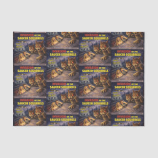 Invasion of the Saucer Squirrels Tissuepapier