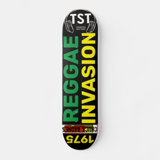 INVASION REGGAE OFFICIEL Skateboard (Recto)
