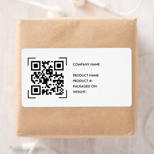 Inventaris QR-code scan | Bedrijfslogo label (Insitu)