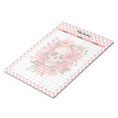 Inventaris van de Schattigee suikerschedel koelkas Notitieblok (Schuin)