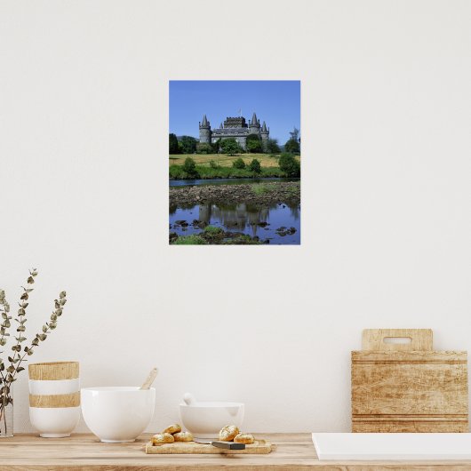 Inverary Castle, Strathclyde, Schotland Poster (Keuken)