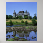 Inverary Castle, Strathclyde, Schotland Poster (Voorkant)