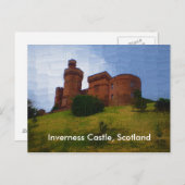 Inverness Castle, Schotland Briefkaart (Voorkant / Achterkant)