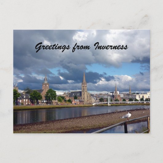inverness groet briefkaart (Voorkant)
