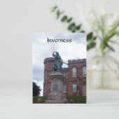Inverness kasteelbeeld briefkaart (Staand voorkant)