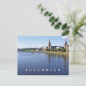 Inverness panoramaalsicht op ansichtkaart briefkaart (Staand voorkant)