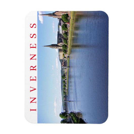 Inverness panoramisch uitzicht magneet (Verticaal)