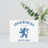 INVERNESS Scotland Briefkaart (Staand voorkant)