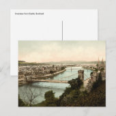 Inverness van het Castle, Schotland Briefkaart (Voorkant / Achterkant)