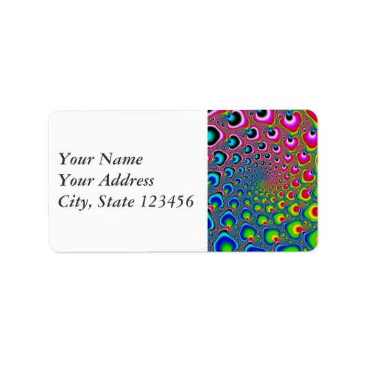 Inverse spiraal etiket (Voorkant)