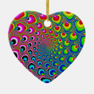 Inverse spiraal keramisch ornament