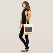 Inverse spiraal tote bag (Voorkant (model))