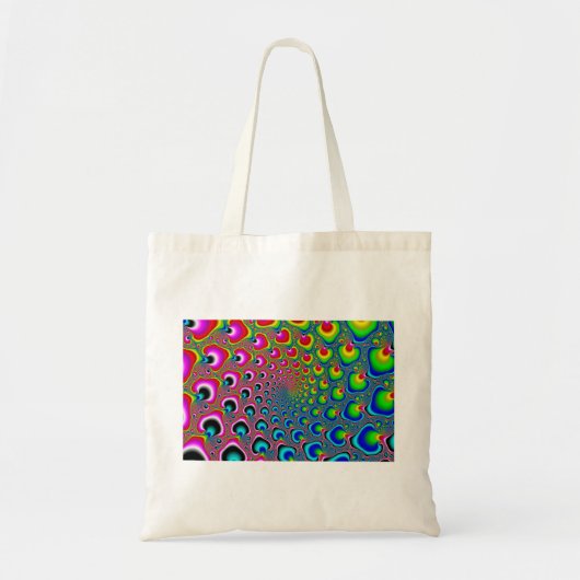 Inverse spiraal tote bag (Voorkant)