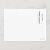 Inverser la carte postale Lily (Dos)