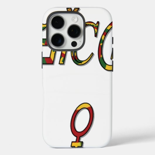 Inverted "OFFICIËLE" Vrouw Symbool Art Print Case-Mate iPhone Case (Achterkant)