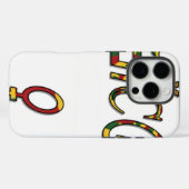 Inverted "OFFICIËLE" Vrouw Symbool Art Print Case-Mate iPhone Case (Achterkant (horizontaal))