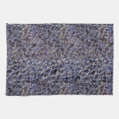 Inverted Oyster Shells Abstract Theedoek (Horizontaal)