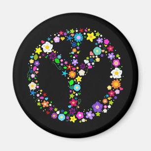 Inverted Peace Sign - zoals de uitvinder wilde Magneet