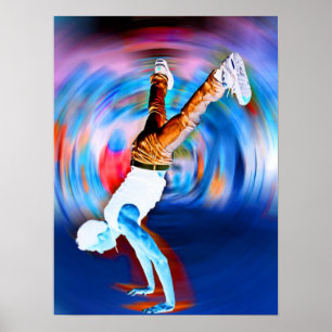 Inverted Street Dancing Poster