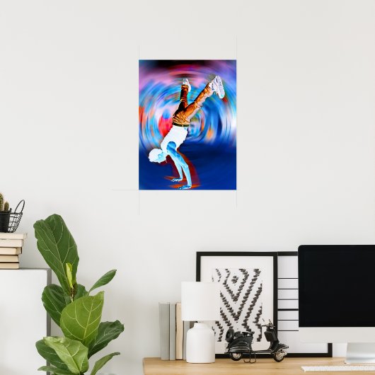 Inverted Street Dancing Poster (Thuiskantoor)