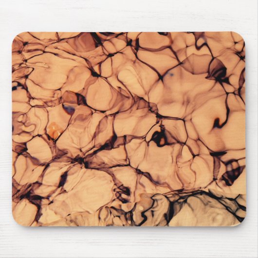 Inverteerde mousserend blauw water muismat (Voorkant)