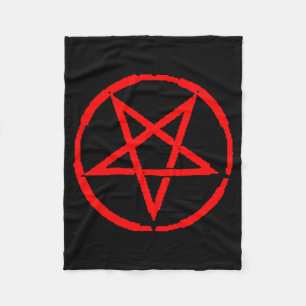 Inverteerde Pentagram Fleece Blanket