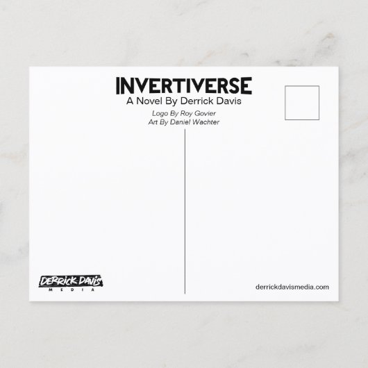Invertiverse - Briefkaart (Achterkant)