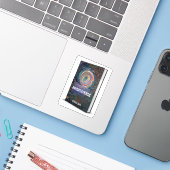 Invertiverse (Livre) - Sticker (Ordinateur portable avec iPhone)