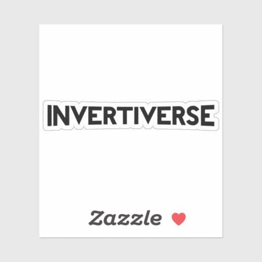 Invertiverse - Sticker (Feuille)