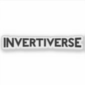 Invertiverse - Sticker (Devant)
