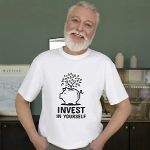 Investeer Motivatie in jezelf T-shirt