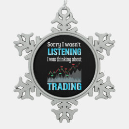 Investeerder die ik dacht aan handel tin sneeuwvlok ornament