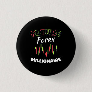 Investeerder Future Forex Millionaire Ronde Button 3,2 Cm