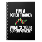 Investeerder ik ben een ex-handelaar notitieboek (Voorkant)