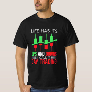 Investeerder ik noem het de Dag van de Handel T-shirt