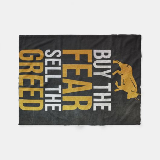 Investeerder koopt angst Verkoop grove handelaar Fleece Deken (Voorkant (Horizontaal))