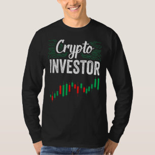 Investeerder van Crypto Investor Investing Stock T-shirt