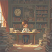 Investing In Myself - Square Vinyl Sticker (Voorkant)