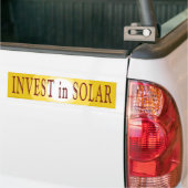 Investir dans un autocollant pare-chocs solaire (Sur camion)