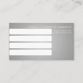 INVESTISSEMENT - Carte de visite (Dos)