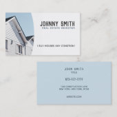 Investisseurs immobiliers Cartes de visite (Devant / Derrière)