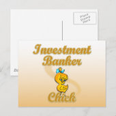 Investment Banker Chick Briefkaart (Voorkant / Achterkant)