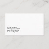 Investor | Ai Fintech | Stocks Chart Visitekaartje (Achterkant)