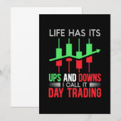 Investor I Call It Day Trading Kaart (Voorkant / Achterkant)